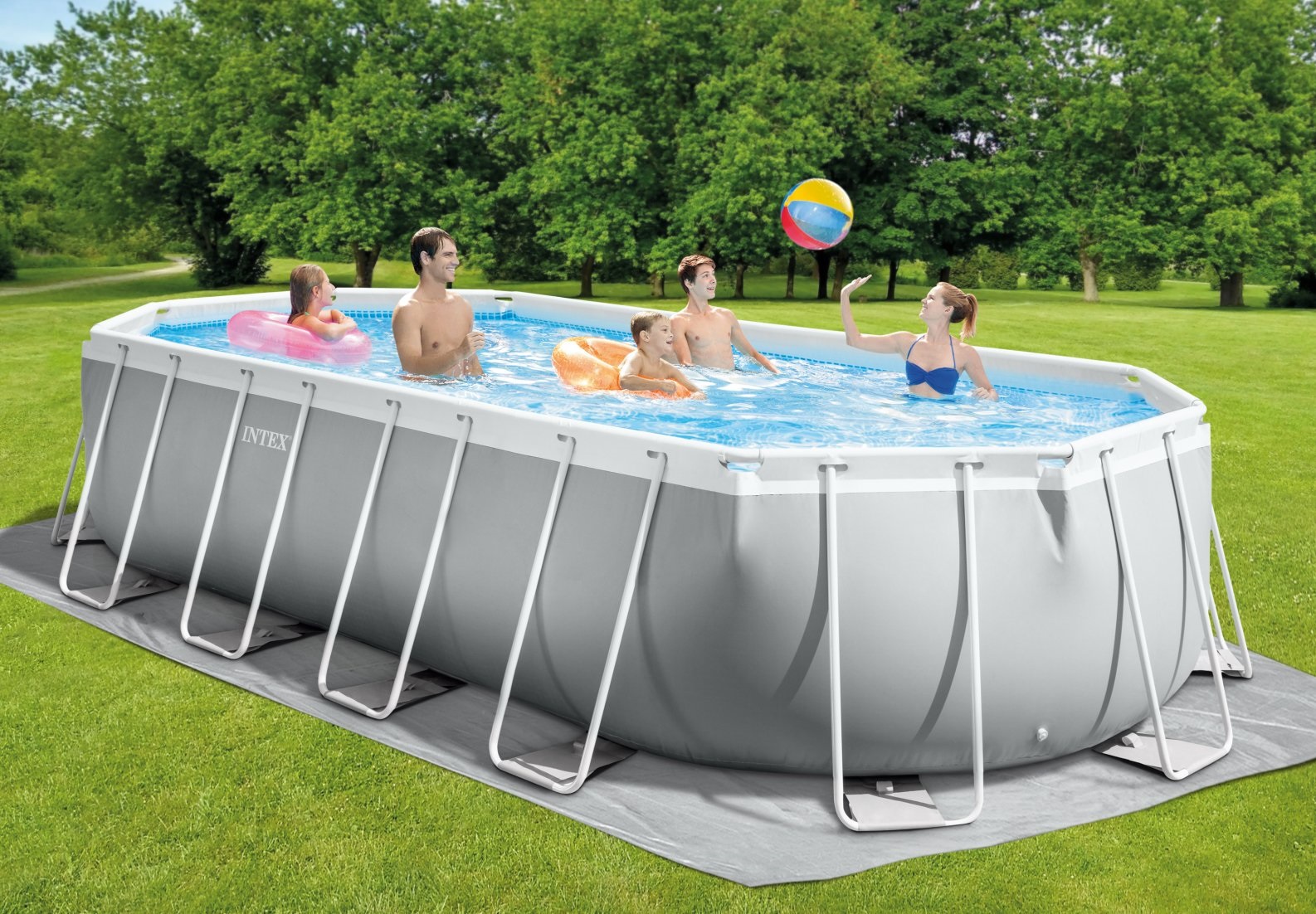 Oval Prism Frame Pools
