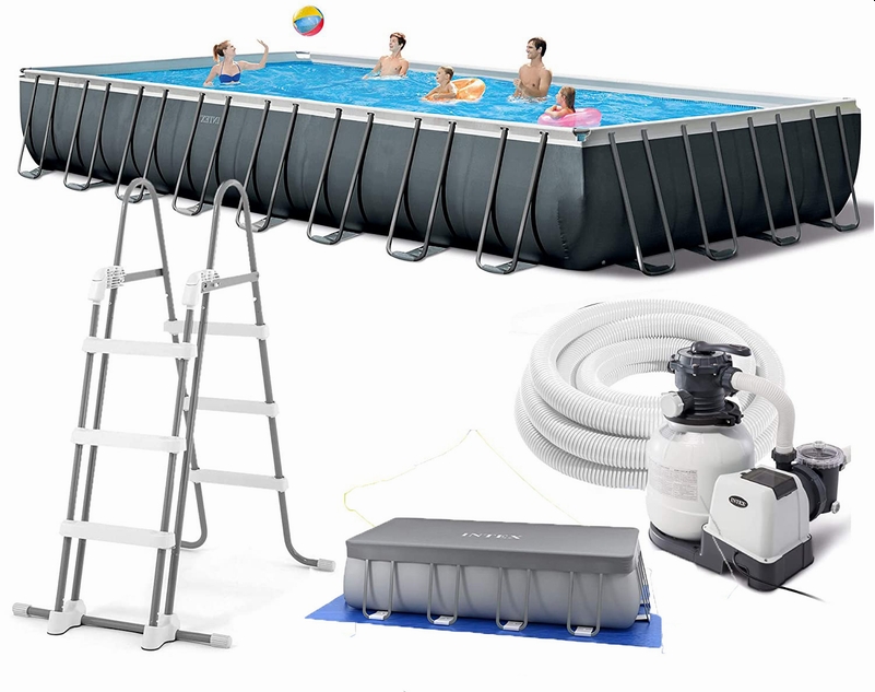 INTEX Rectangular Ultra Frame Swimming Pool XTR  32'x16'x52"